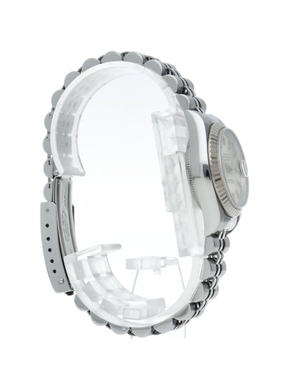 Rolex Datejust Watch 18k White Gold SS Silver - Picture 4 of 7